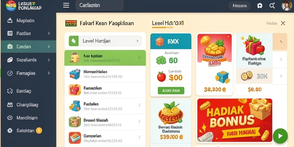 Fitur bonus yang menguntungkan dan menarik.