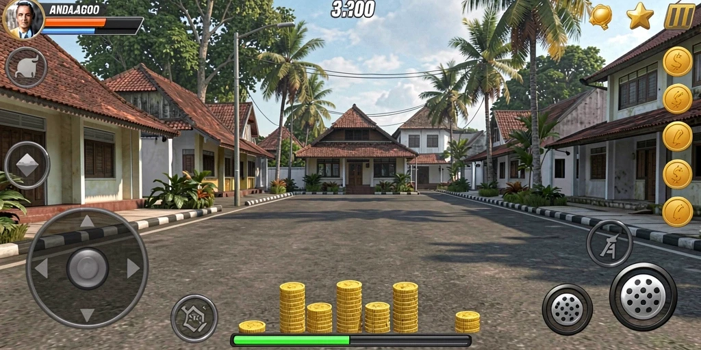 Fitur interaksi sosial yang memperkaya pengalaman bermain.