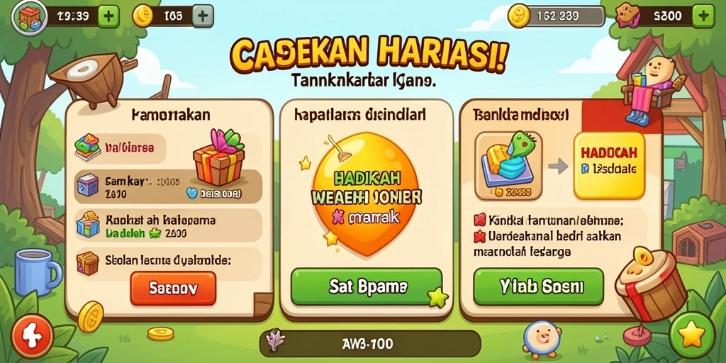 Bonus menarik yang menambah keseruan bermain.