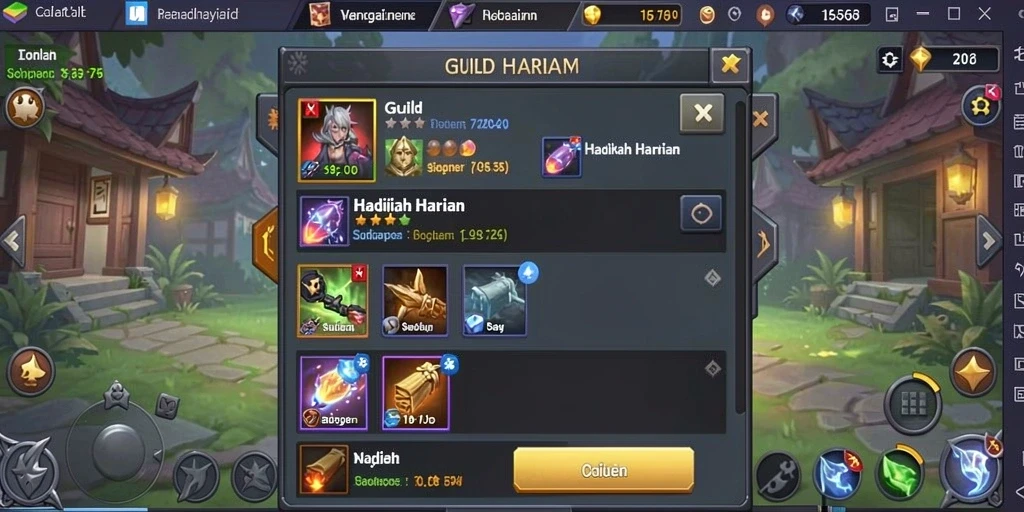 Fitur interaksi sosial yang kaya dengan pemain lain.