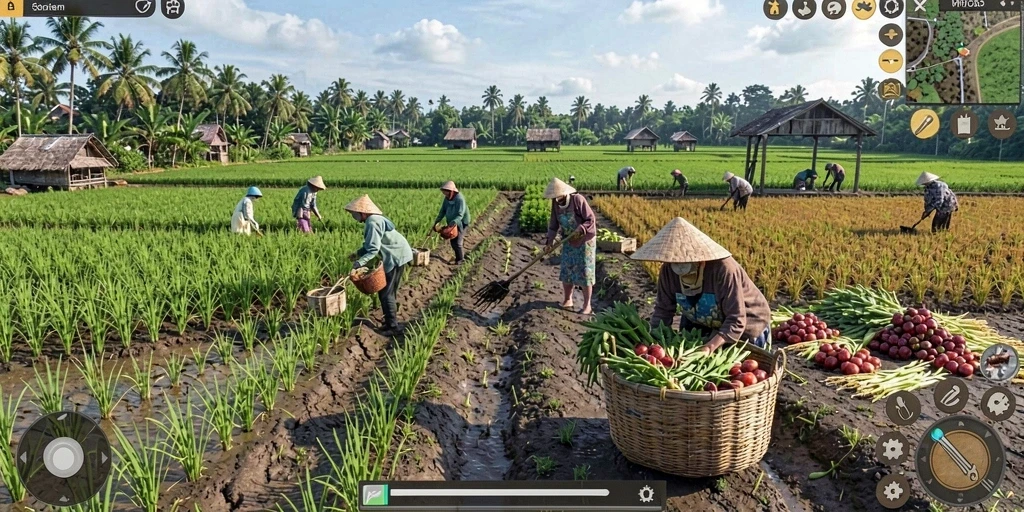 Tangkapan layar ketiga menampilkan misi yang menantang dalam permainan.