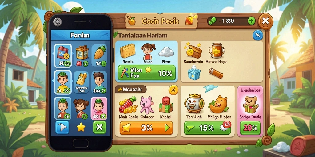 Screenshot memperlihatkan event menarik dengan hadiah spesial.